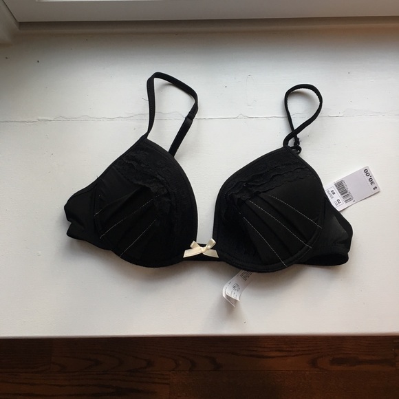 INTIMISSIMI Black Bra Bow Size 34B - Picture 1 of 8